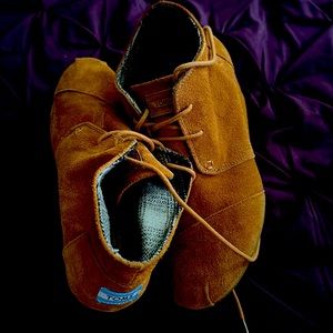 Wedge booties Toms